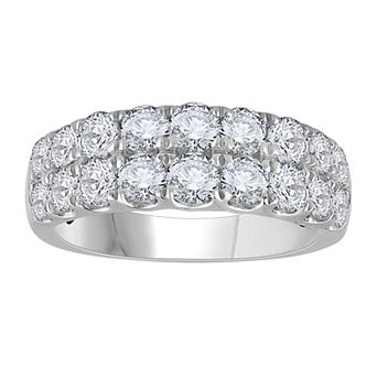 Galaxie Solaire 14k White Gold 2 Carat T.W. Lab-Grown Diamond Anniversary Ring