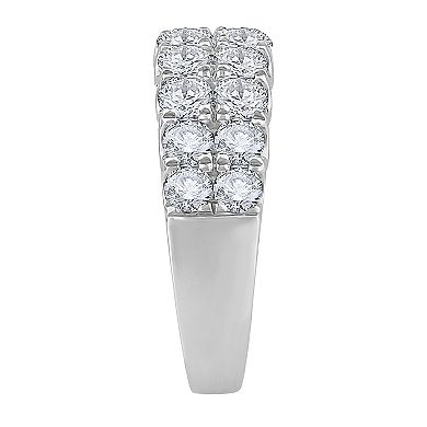 Diamond Medley 14k White Gold 2 Carat T.W. Lab-Grown Diamond Anniversary Ring