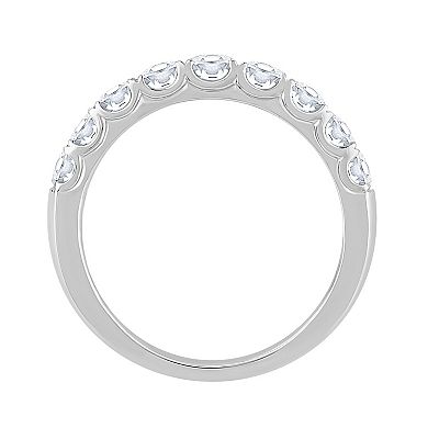 Diamond Medley 14k White Gold 2 Carat T.W. Lab-Grown Diamond Anniversary Ring