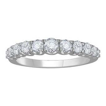Galaxie Solaire 14k White Gold 1 Carat T.W. Lab-Grown Diamond Anniversary Ring
