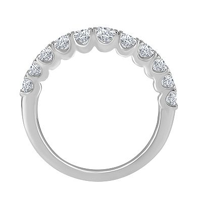 Diamond Medley 14k White Gold 1 Carat T.W. Lab-Grown Diamond Anniversary Ring