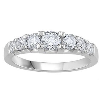 Galaxie Solaire 14k White Gold 1 Carat T.W. Lab-Grown Diamond Anniversary Ring