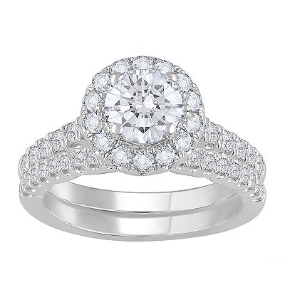 Diamond Medley 14k White Gold Carat Lab-Grown Diamond