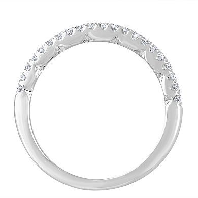Diamond Medley 14k White Gold 2 Carat T.W. Lab-Grown Diamond Engagement Ring & Wedding Ring Set