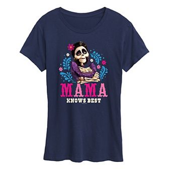 Disney's Coco Women's Mama Knows Best Graphic Tee