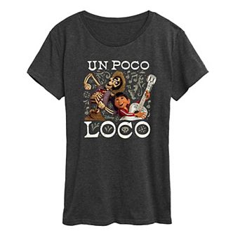 Disney's Coco Miguel & Hector Women's Un Poco Loco Graphic Tee