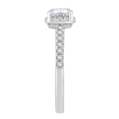 Galaxie Solaire 14k White Gold 1 3/8 Carat T.W. Lab-Grown Diamond Engagement Ring