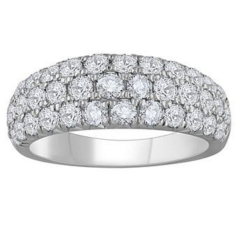 Galaxie Solaire 14k White Gold 2 Carat T.W. Lab-Grown Diamond Anniversary Ring