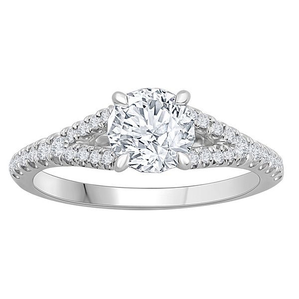 Diamond Medley 14k White Gold 1 1/4 Carat T.W. Lab-Grown Diamond ...