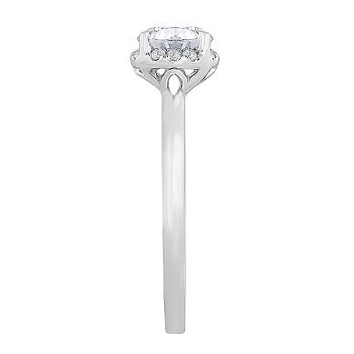Diamond Medley 14k White Gold 1 1/6 Carat T.W. Lab-Grown Diamond Solitaire Engagement Ring
