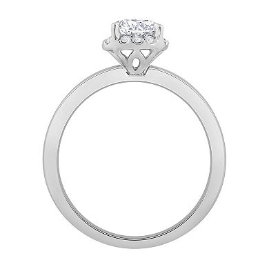 Diamond Medley 14k White Gold 1 1/6 Carat T.W. Lab-Grown Diamond Solitaire Engagement Ring