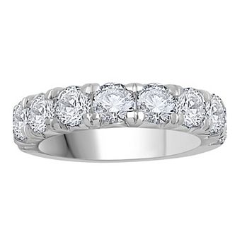 Galaxie Solaire 14k White Gold 2 9/10 Carat T.W. Lab-Grown Diamond Anniversary Band Ring
