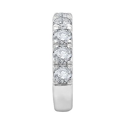 Galaxie Solaire 14k White Gold 2 9/10 Carat T.W. Lab-Grown Diamond Anniversary Band Ring