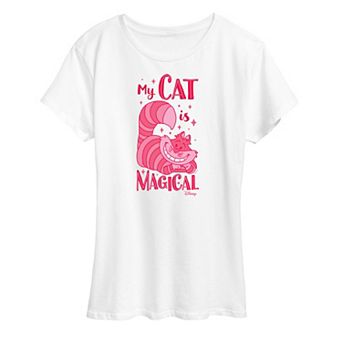 Disney's Alice in Wonderland Cheshire Cat Women's Magical Graphic Tee