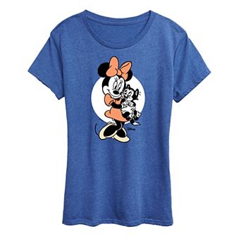 Disney's Minnie Mouse & Figaro Women's Graphic Tee
