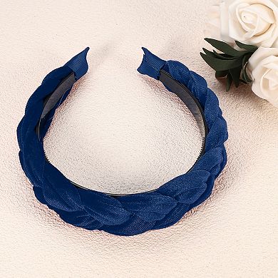 Solid Wide Headbands Non-slip Fashion 1.18inch Wide For Girl Women