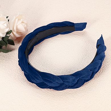 Solid Wide Headbands Non-slip Fashion 1.18inch Wide For Girl Women