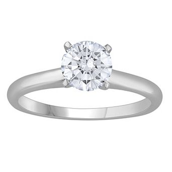 Galaxie Solaire 14k White Gold 1 1/10 Carat T.W. Lab-Grown Diamond Engagement Ring