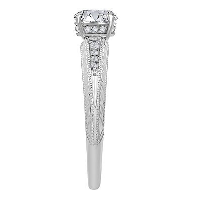 Galaxie Solaire 14k White Gold 1 Carat T.W. Lab-Grown Diamond Engagement Ring