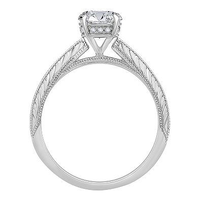 Galaxie Solaire 14k White Gold 1 Carat T.W. Lab-Grown Diamond Engagement Ring