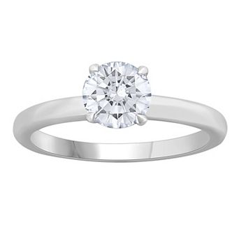 Galaxie Solaire 14k White Gold 1 Carat T.W. Lab-Grown Diamond Engagement Ring