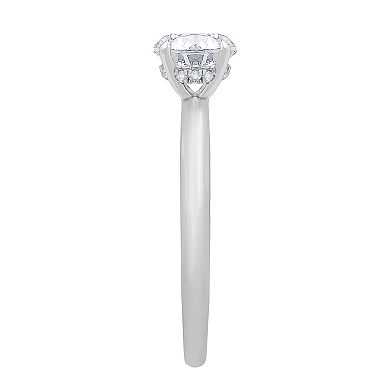 Galaxie Solaire 14k White Gold 1 Carat T.W. Lab-Grown Diamond Engagement Ring