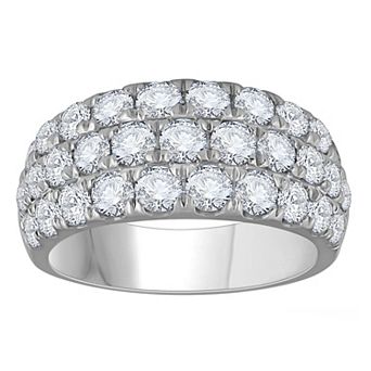 Galaxie Solaire 14k White Gold 3 Carat T.W. Lab-Grown Diamond Anniversary Ring