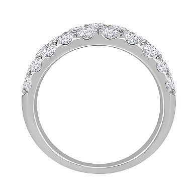 Diamond Medley 14k White Gold 3 Carat T.W. Lab-Grown Diamond Anniversary Ring