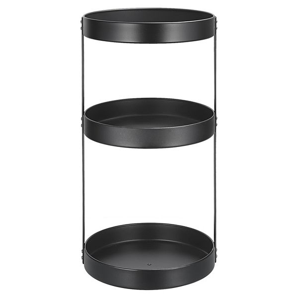 3 Tier Lazy Susan Organizer Rotating Spice Rack Turntable for Pantry