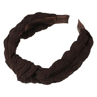 Spa Fabric Headband for Washing Face, Coffee Cute Headbands for Women