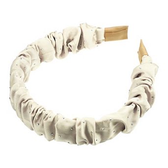 Solid Color Pleated Headband Women Hairband Hair Hoop for All Hair