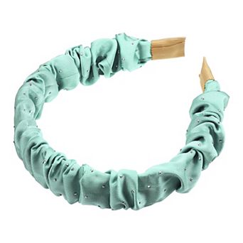 Solid Color Pleated Headband Women Hairband Hair Hoop for All Hair