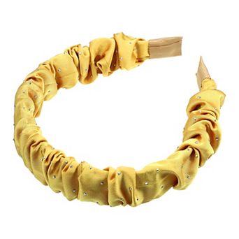 Solid Color Pleated Headband Women Hairband Hair Hoop for All Hair