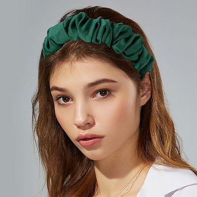 Solid Color Pleated Headband for Women Hairband Hair Hoop Accessories