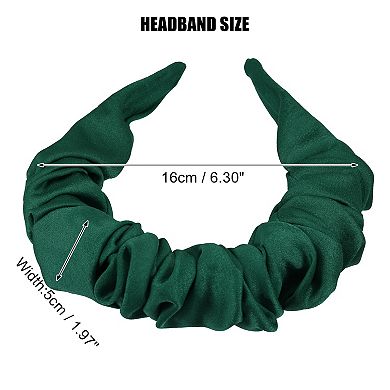 Solid Color Pleated Headband for Women Hairband Hair Hoop Accessories