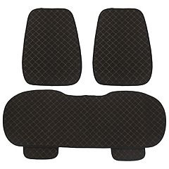 Unique Bargains Car Front Seat Cover Breathable Plush Pad Mat