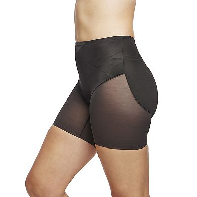 Naomi & Nicole® Shapewear Inside Magic Tummy Tuck Waistline Mid-Thigh Shorts 7608