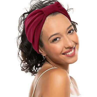 4pcs Yoga Elastic Headbands 5.12inch Wide Black Red Blue Gray for Women Girl
