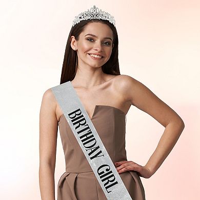 Birthday Tiara Crown Kit Birthday Party Queen Tiara for Girl Women