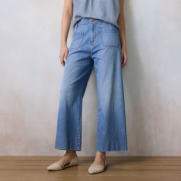 Women's LC Lauren Conrad Super High-Rise Wildflower Wide Leg