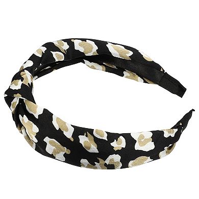 Leopard Pattern Knotted Headbands for Women Hairband Hair Hoop