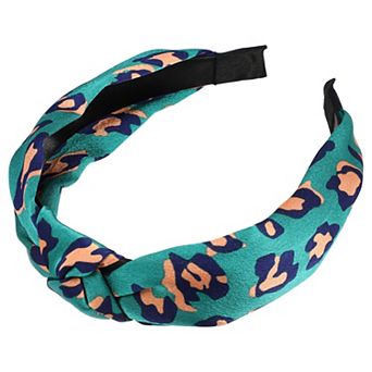 Leopard Pattern Knotted Headbands for Women Hairband Hair Hoop