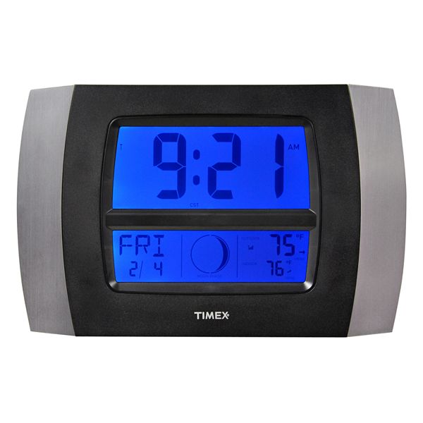 Timex® Wireless Weather & Atomic Digital Wall Clock