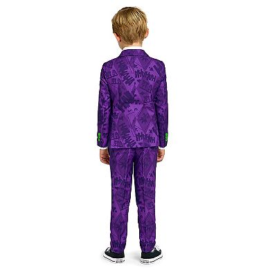 Boys 2-8 OppoSuits DC Comics The Joker Jacket, Pants & Tie Suit Set