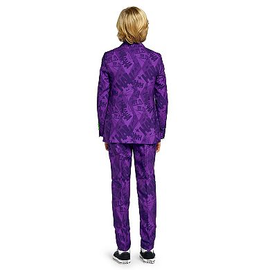 Boys 10-16 OppoSuits DC Comics The Joker Jacket, Pants & Tie Suit Set