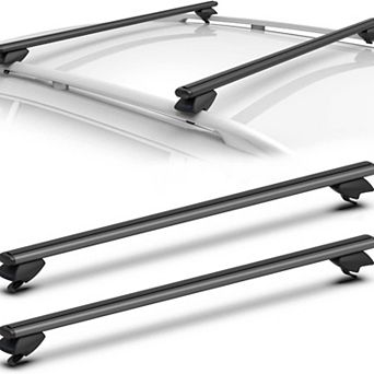 Tooenjoy 53'' Roof Rack Cross Bars - Adjustable Aluminum Cargo Bars