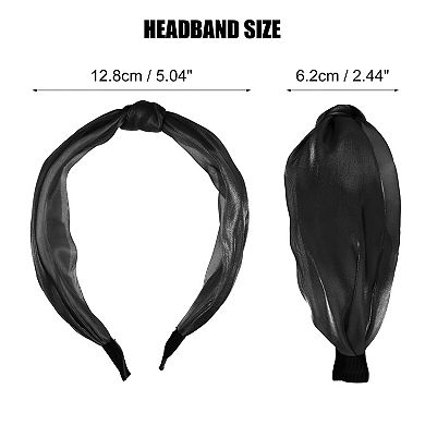1 Pcs Knotted Silk Headband Fashion Hairband for Woman Non Slip