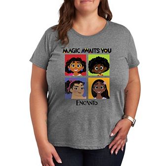 Disney's Encanto Plus Magic Awaits You Grid Graphic Tee