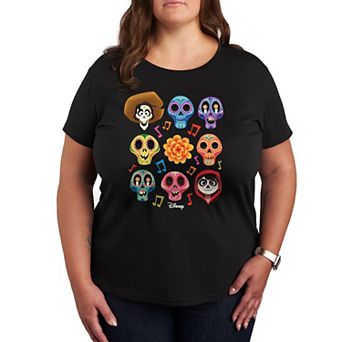 Disney's Coco Plus Character Grid Graphic Tee
