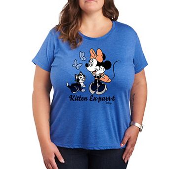 Disney's Minnie Mouse & Figaro Plus Kitten EGraphic Teepurrt Graphic Tee